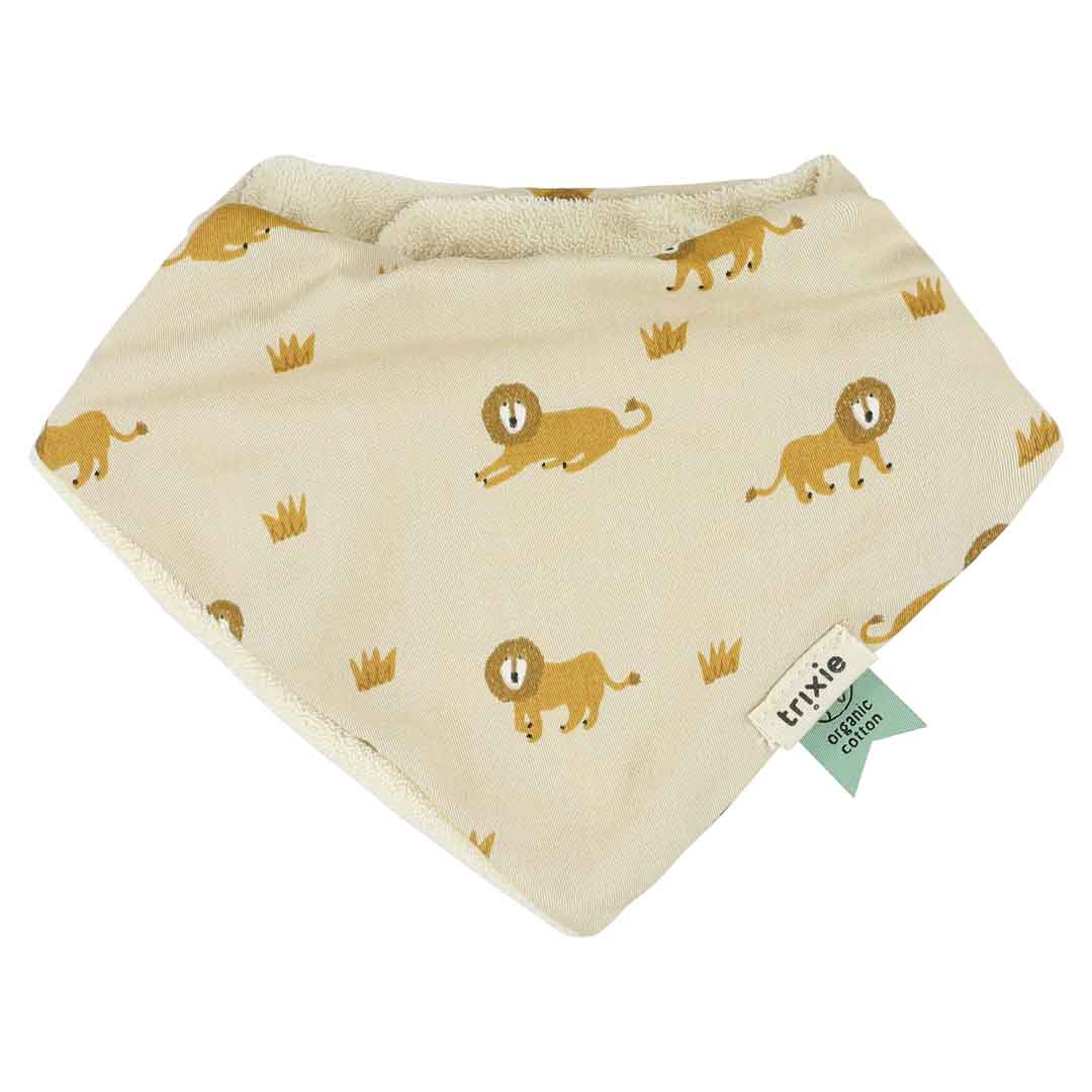 Bandana bib 3-pack mix - Lively Lion